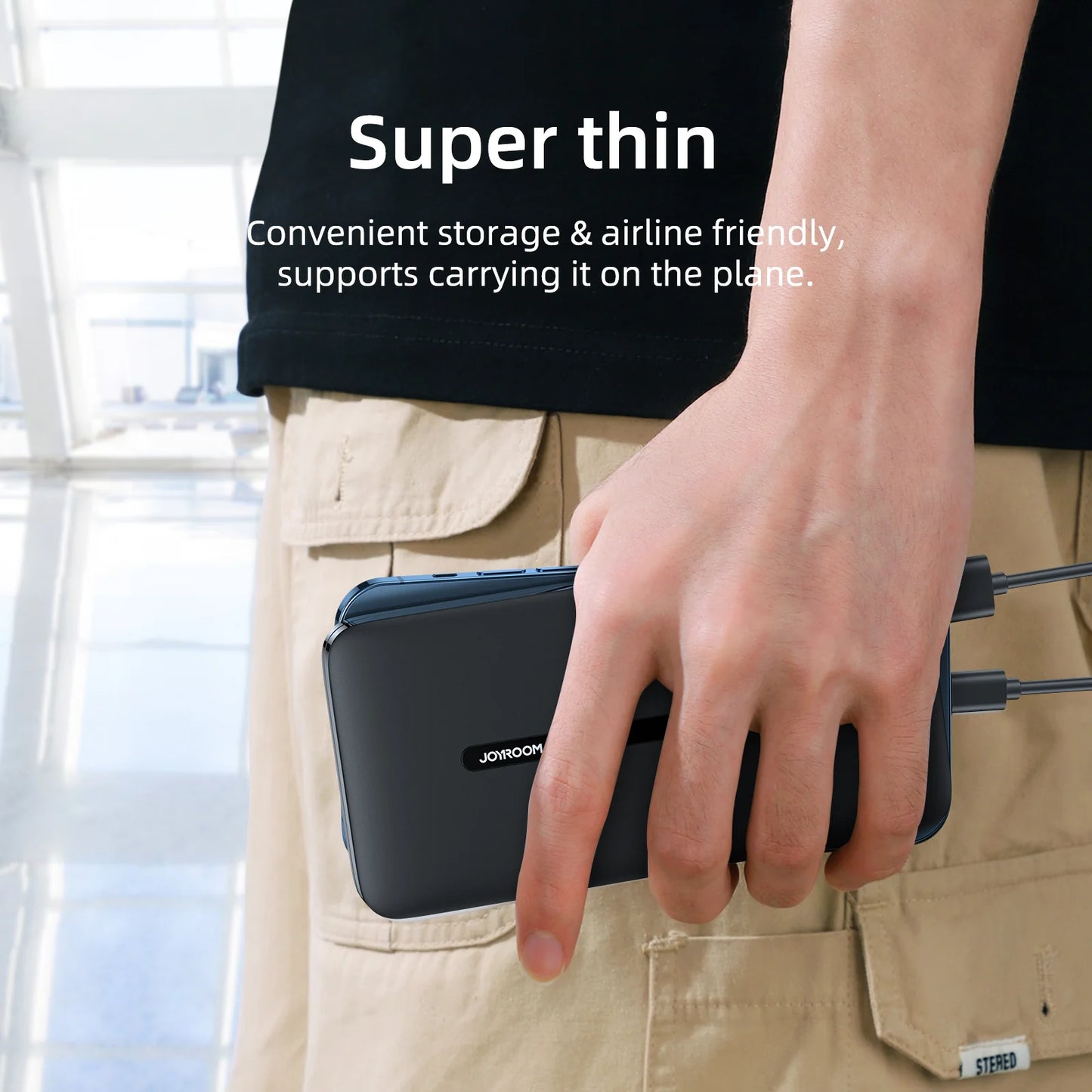 JOYROOM JR-T012 Power Bank 10000mAh Black