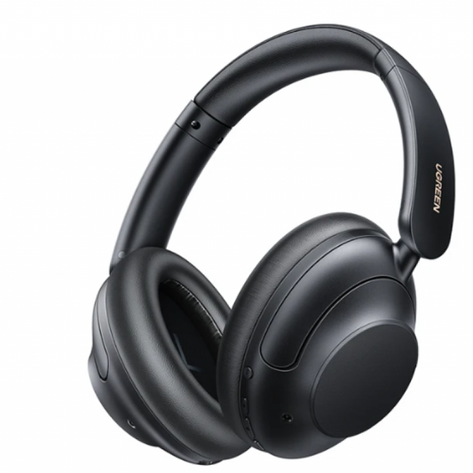 UGREEN HiTune Max5 Hybrid Active Noise-Cancelling Headphones (White & Black)  |  HP202