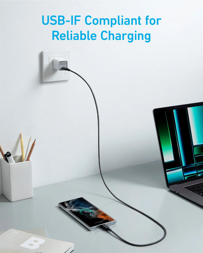 Anker A81F6 322 Type C to C 60w Cable