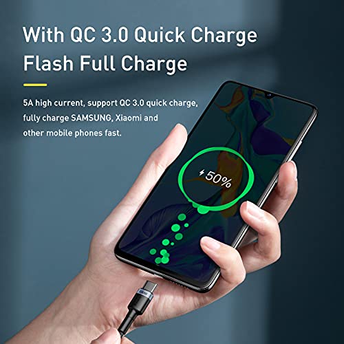 Baseus Cafule PD2.0 100W Flash Charging Type-C to Type-C Data Cable (20V 5A)
