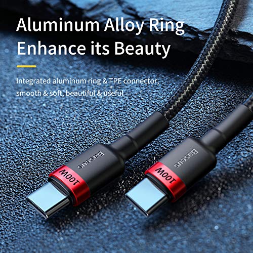 Baseus Cafule PD2.0 100W Flash Charging Type-C to Type-C Data Cable (20V 5A)