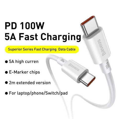 Baseus Superior 100W Fast Charging Type C to Type C Cable
