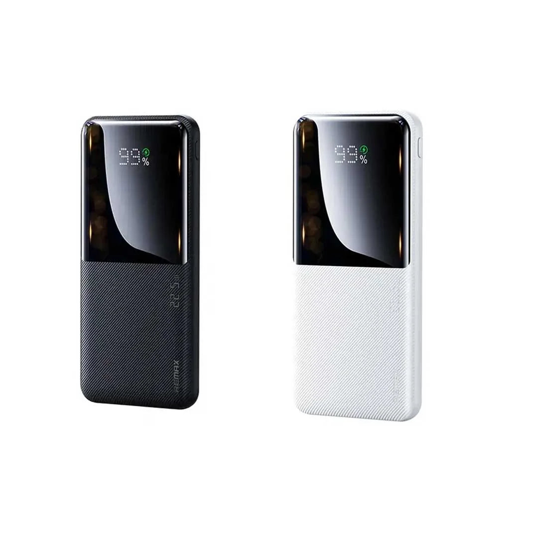 Remax rpp-622 20w+22.5w pd+QC fast charge power bank 10000mah Black and White