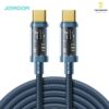 JOYROOM S-CC100A12 Type-C to TYPE-C 100W Data Cable 1.2m Blue