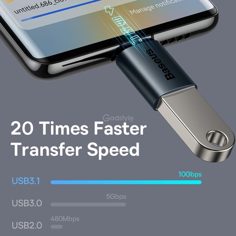 Baseus OTG Ingenuity Series Mini OTG Adapter Type-C to USB-A 3.1