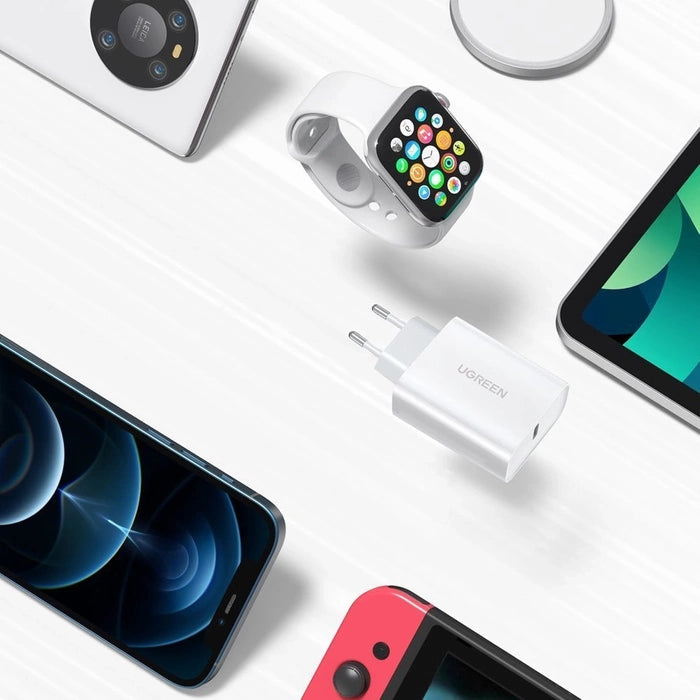 UGREEN Fast Charging Power Adapter PD 20W EU (White) | CD137