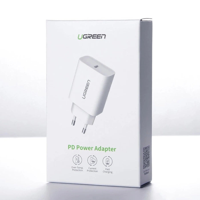 UGREEN Fast Charging Power Adapter PD 20W EU (White) | CD137