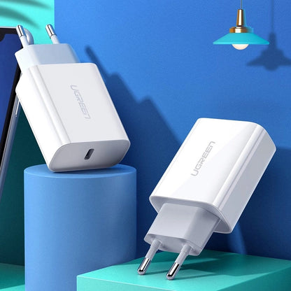 UGREEN Fast Charging Power Adapter PD 20W EU (White) | CD137