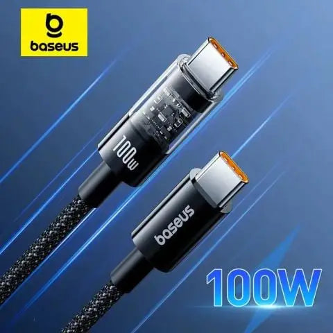 Baseus Gem Type – C to Type – C 100W Fast Charging Data Cable